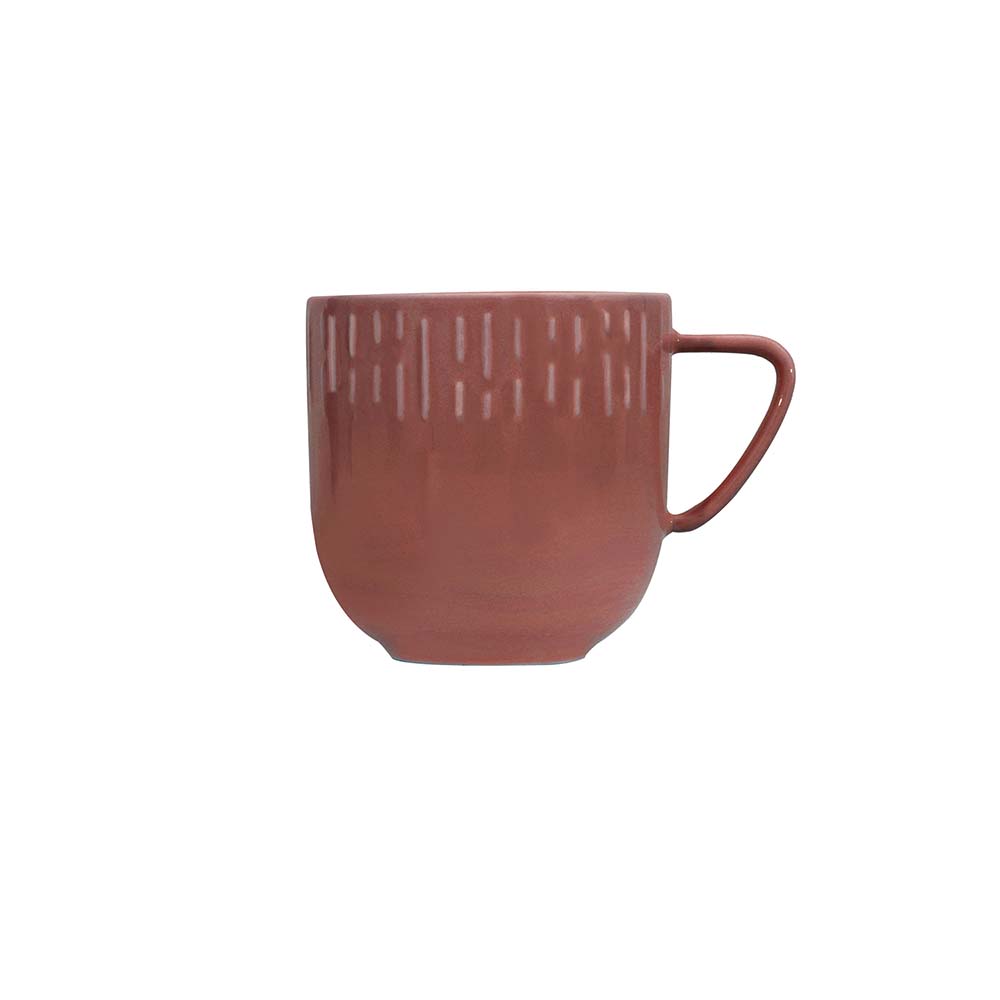 Aida - Confetti - Krus m/relief porcelæn 35 cl Bordeaux